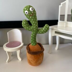 Singing Cactus Plush Toy Glow Dancing Sings